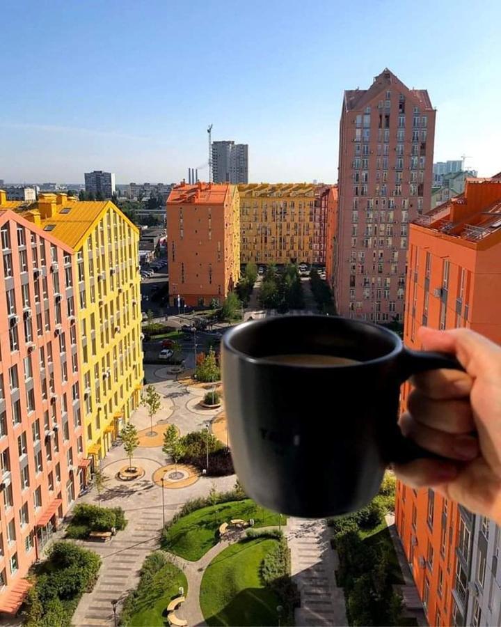 Comfortable Studio Apartments In A Secure Residential Complex Comfort Town Кт-02 Kiev Exteriör bild